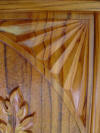 hand carving tropical hardwood: teak heartwood furniture